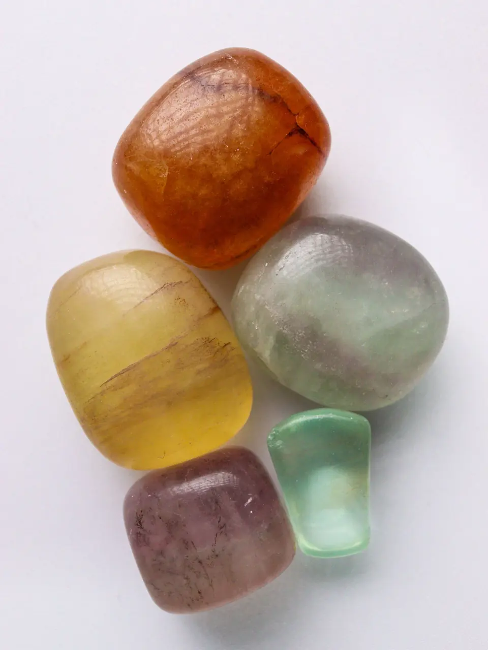 Polished tumbled stones
